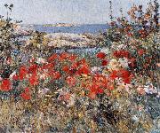 Childe Hassam Celia Thaxter's Garden, Isles of Shoals Spain oil painting artist